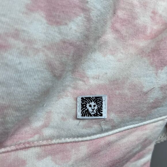 ANNE KLEIN SPORT TIE DYE PULLOVER DRAWSTRING OVERSIZED BOXY STRETCHY HOODIE L - Picture 7 of 12